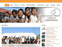 Tablet Screenshot of humanitarianforumindonesia.org